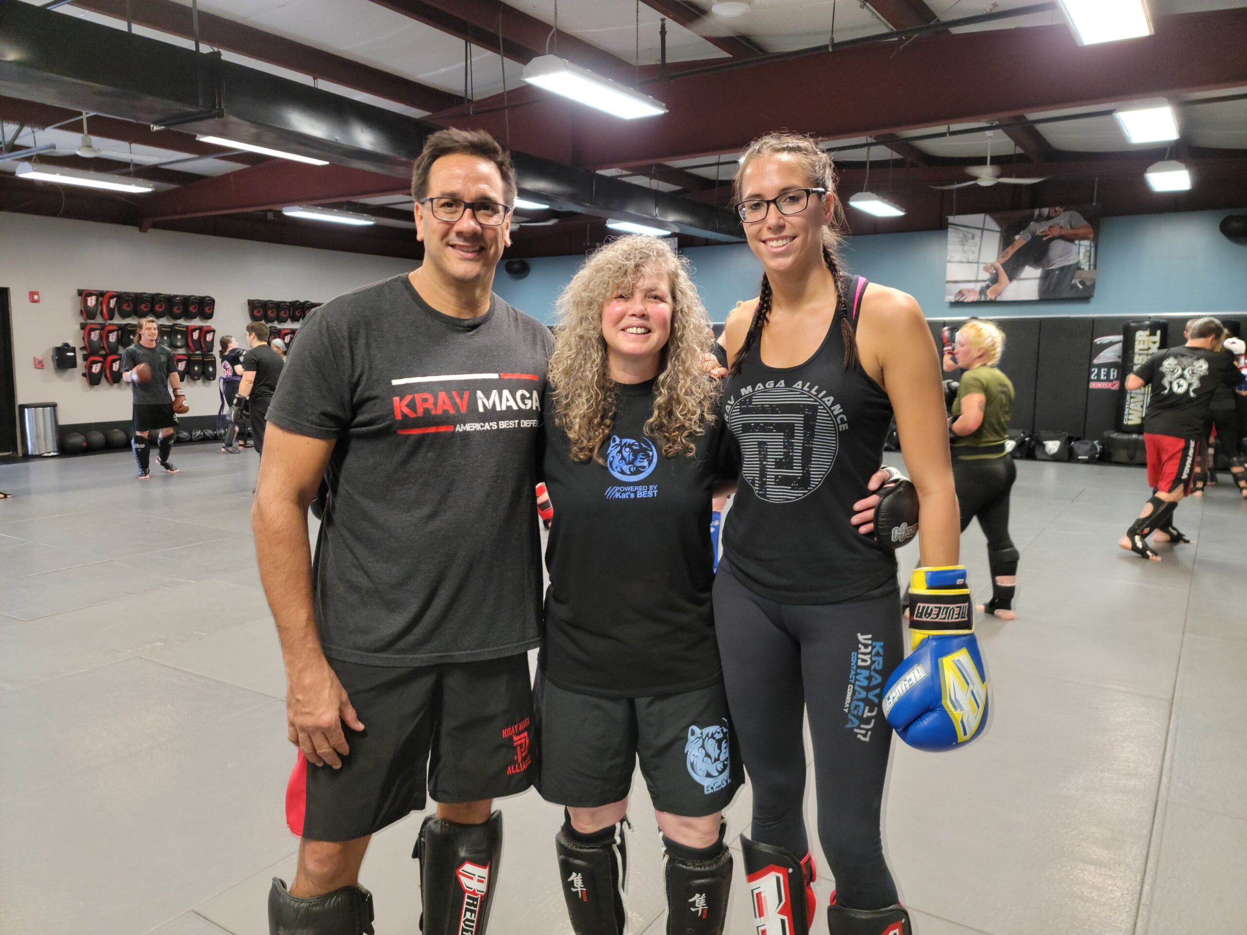 Kathy Long with Master Paul Garcia and Miss Miranda Garcia at America's Best Defense